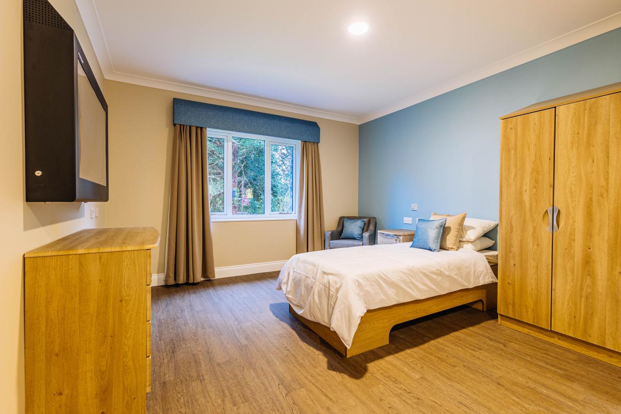 Bedroom at Arbour Lodge Independent Hospital