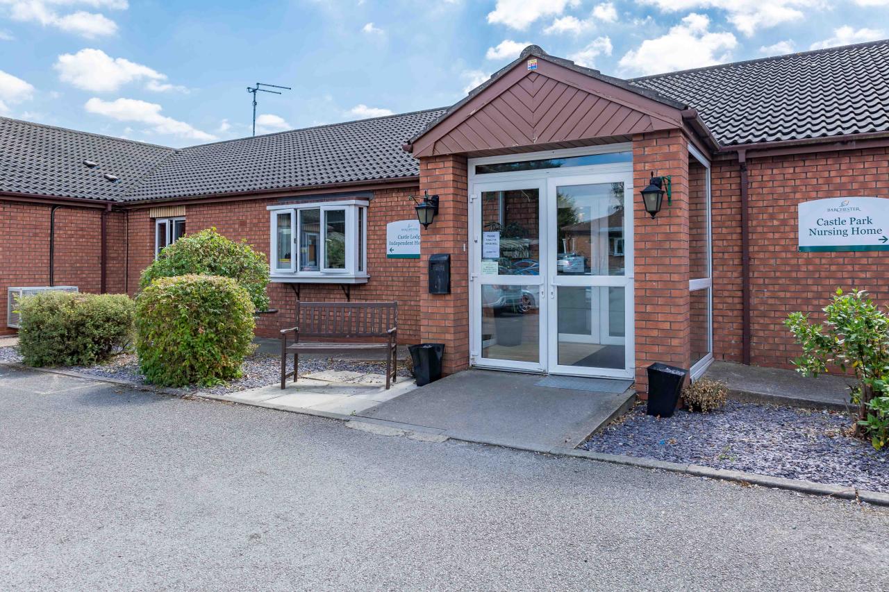 Front Door at Castle Lodge